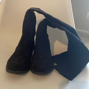 Black Over the Knee Boots Barely used size 7